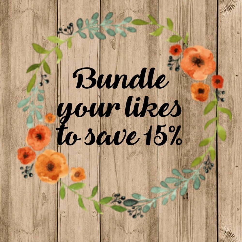 Bundle your likes to save 15%